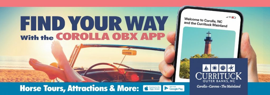 Corolla OBX App - Currituck County Department of Travel & Tourism